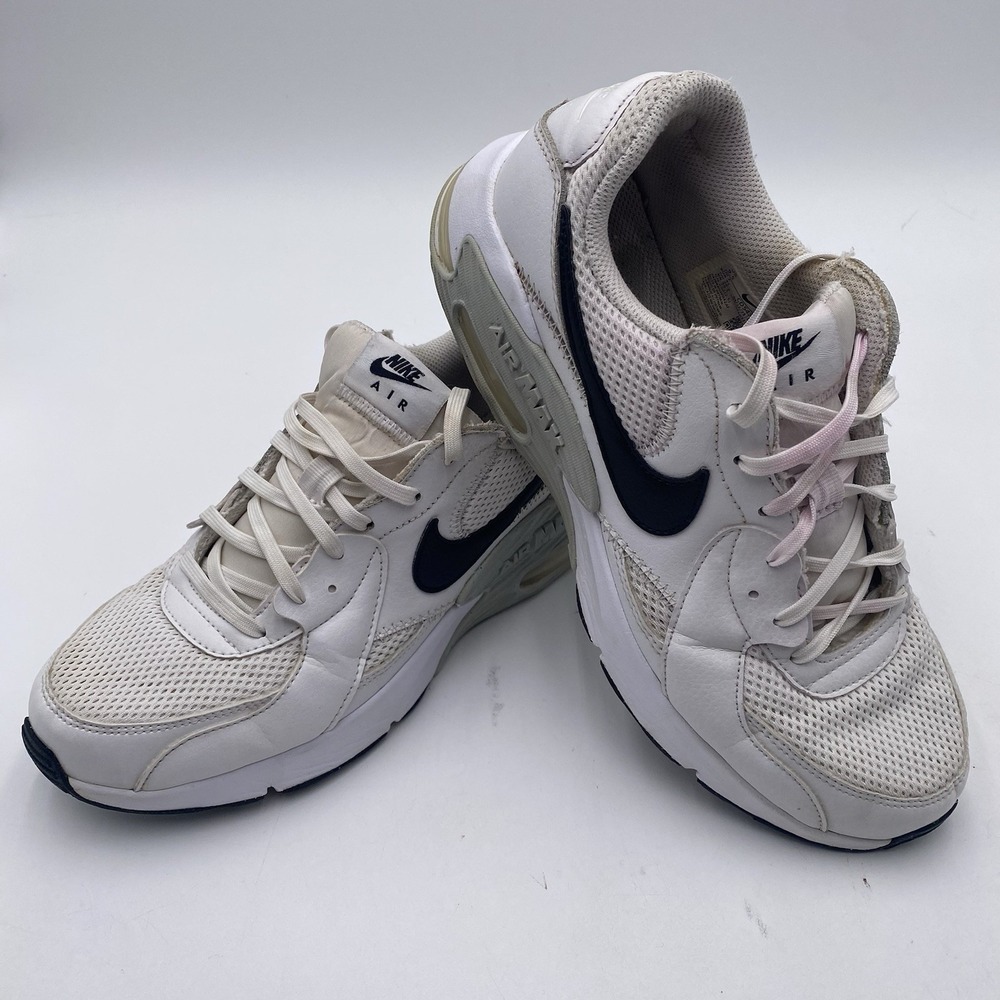 Nike Air Max Excee Shoes Womens White and Black CD5432-101 size 9.5 CLEANED‎ VGC
